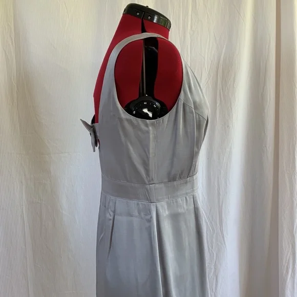 REVIEW dove grey bow cocktail dress - Picture 7 of 14